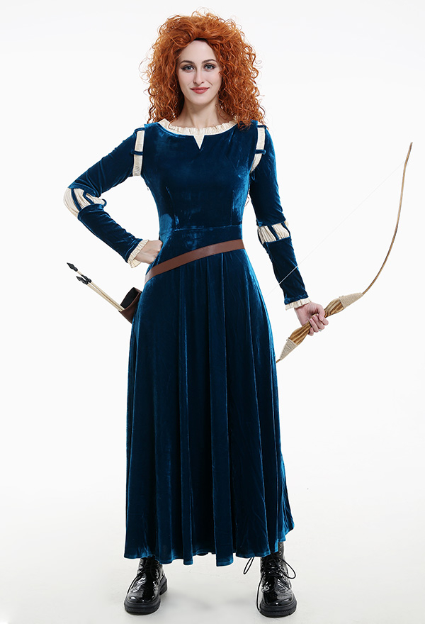 Robe Cosplay Rebelle Princesse Merida