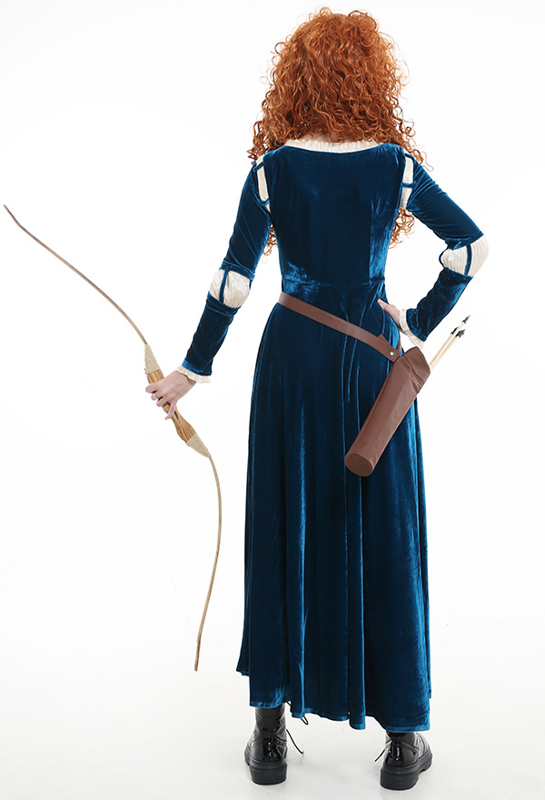 Brave Costume de Cosplay Robe de Princesse Merida pour Adulte