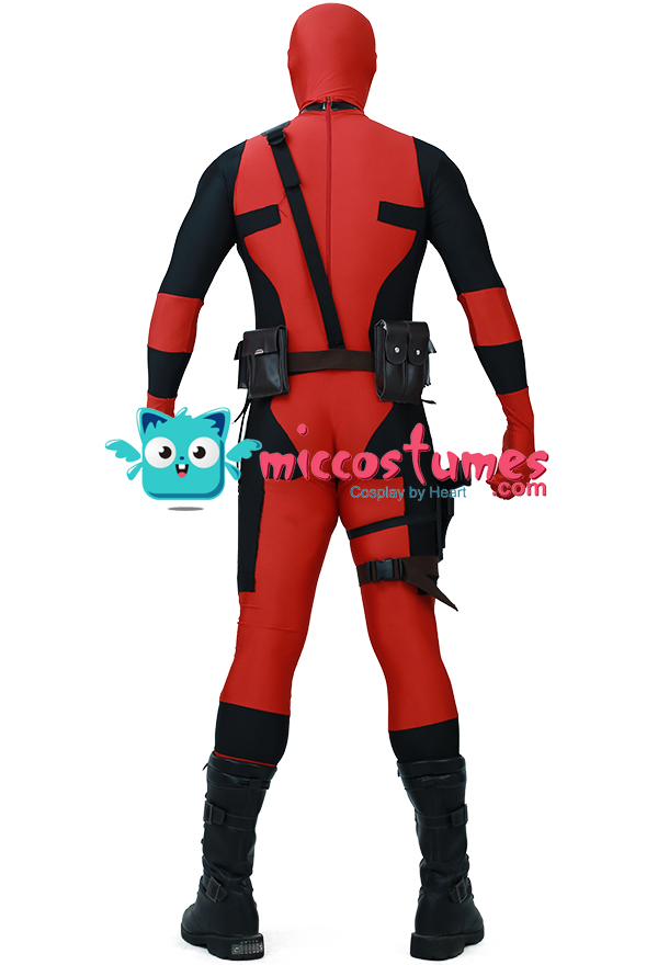 Superheld Overall Cosplay Spandex Lycra Zentai für Halloween Inspiriert von Deadpool Film Fertigung nach Auftrag