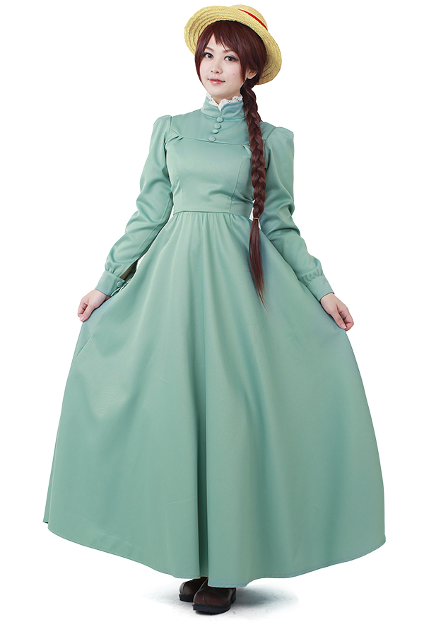 Cakuoyi Howls Moving Castle Sophie Hatter Dress Cosplay Costume