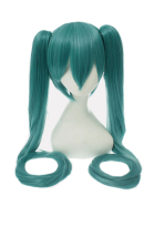 Green Double Ponytail Long Cosplay Wig